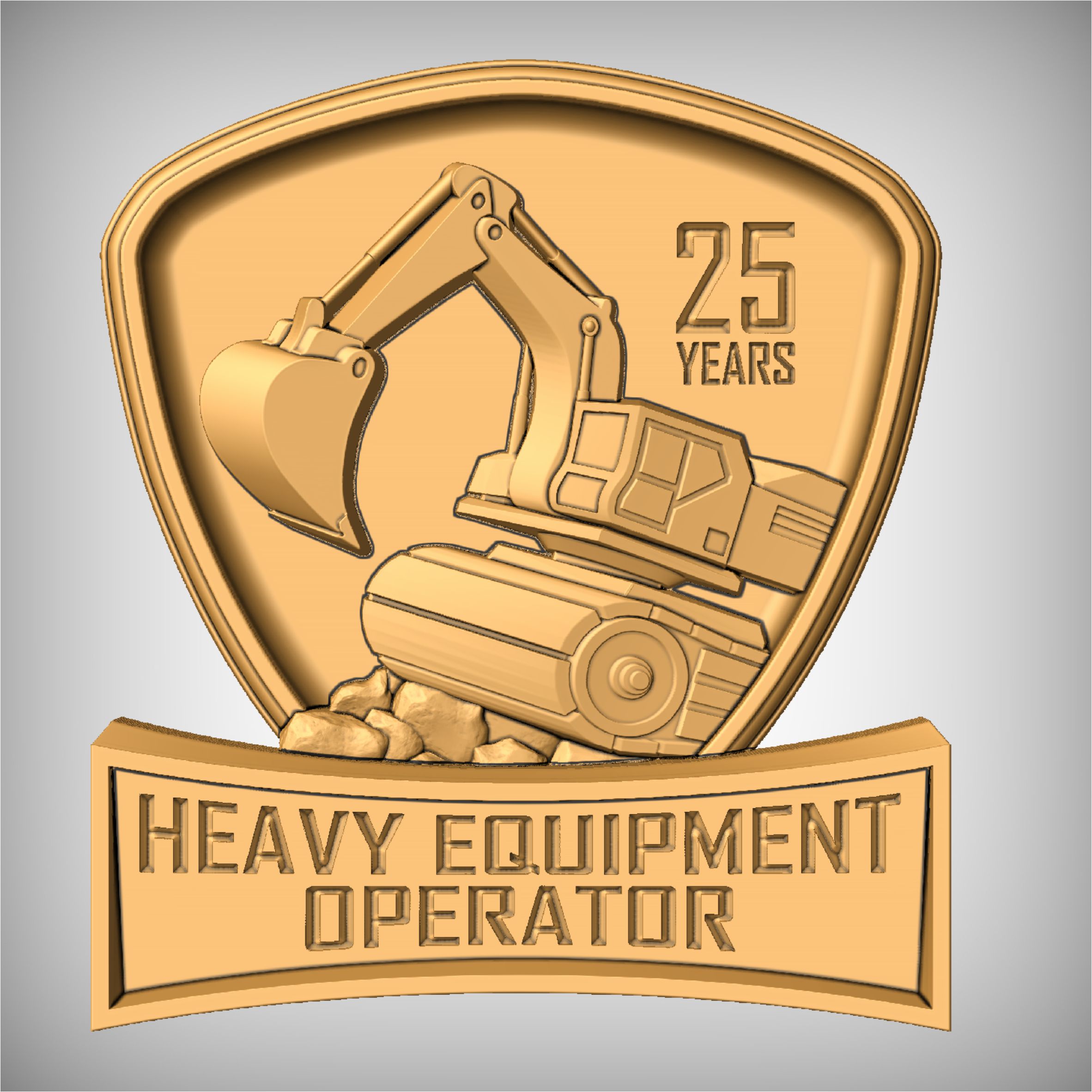 Heavy Equipment Operator Plaque